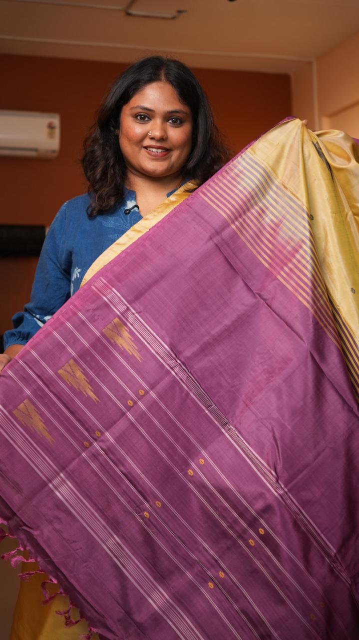 Chinnalampattu 6 Yards Saree - 03-09-01-09 (MANGO PLUM)