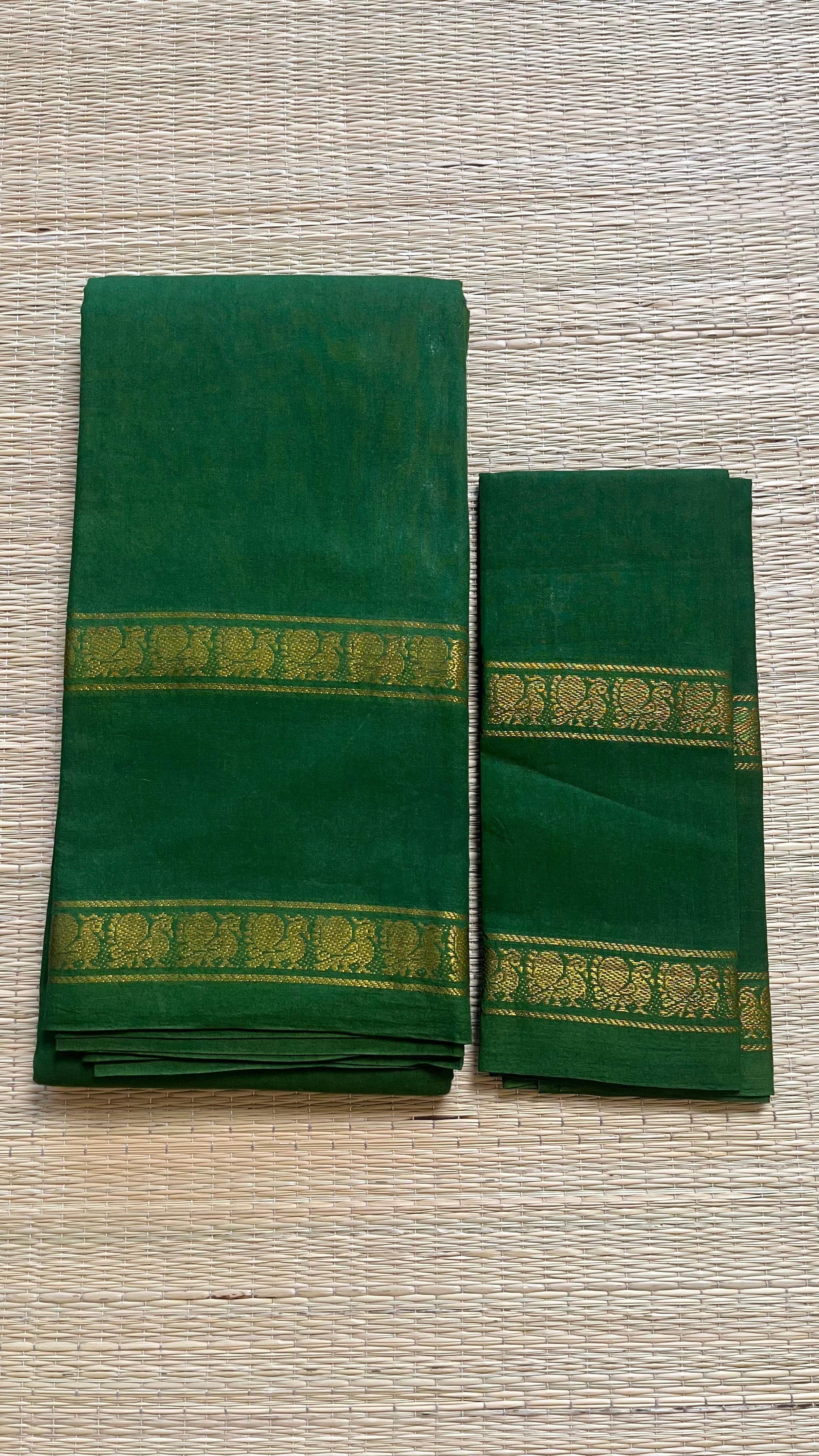 Madurai Cotton Big Border Saree -11-06B-08-6.25Y-02