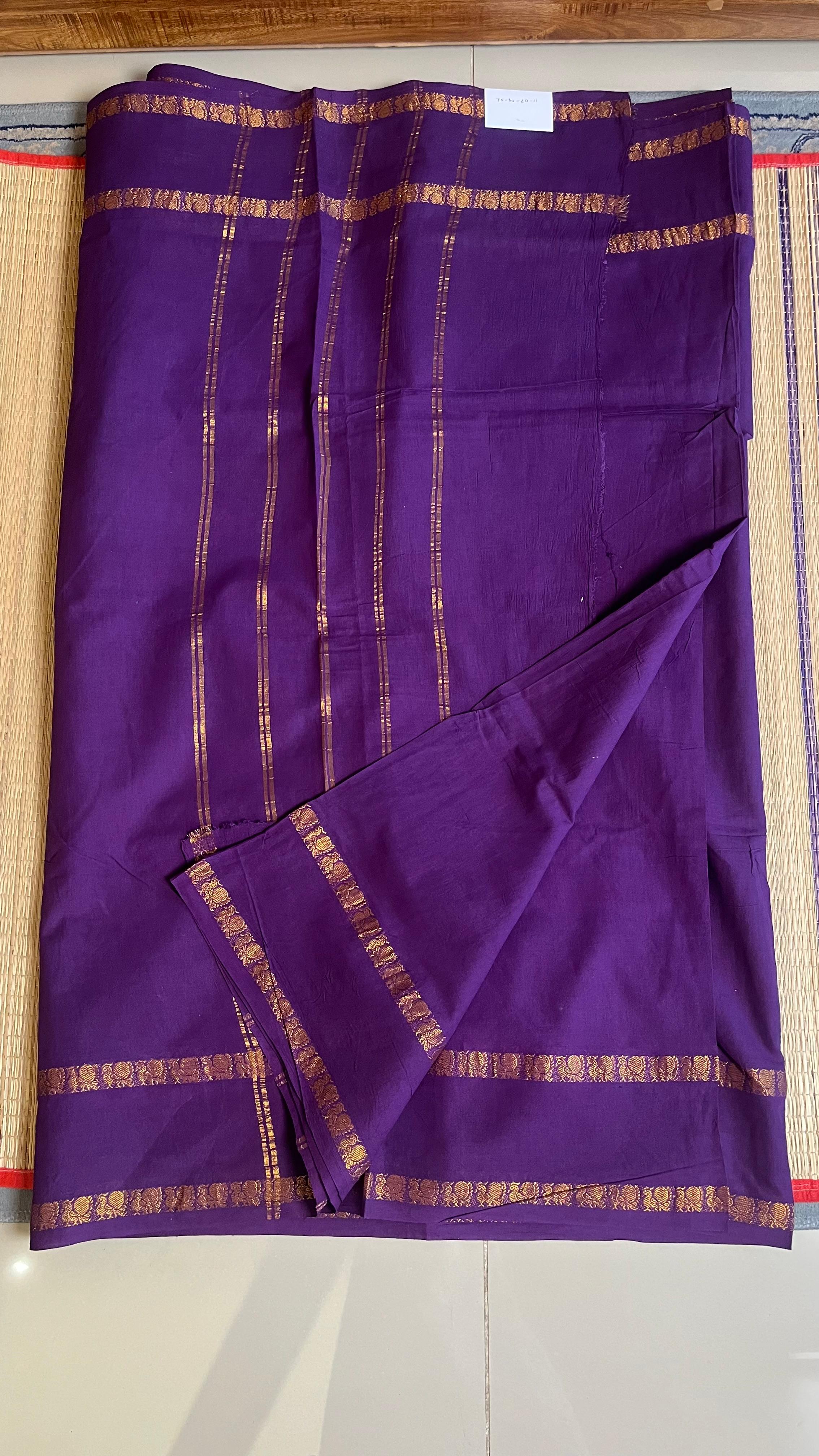 Madurai Cotton Big Border Saree -11-07-04-02