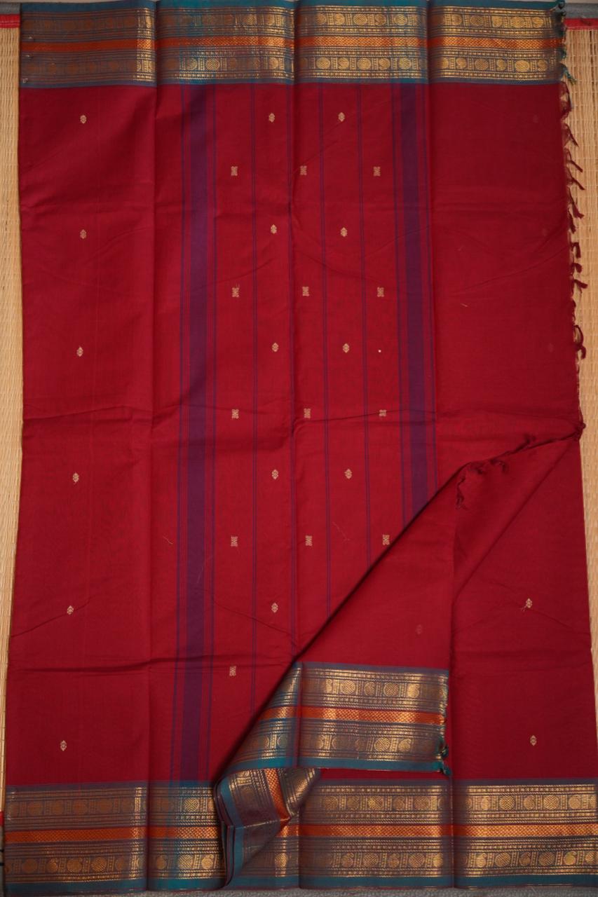 Kanchi Cotton Saree with Hamper -01-09-02-09 (ANARDANA)