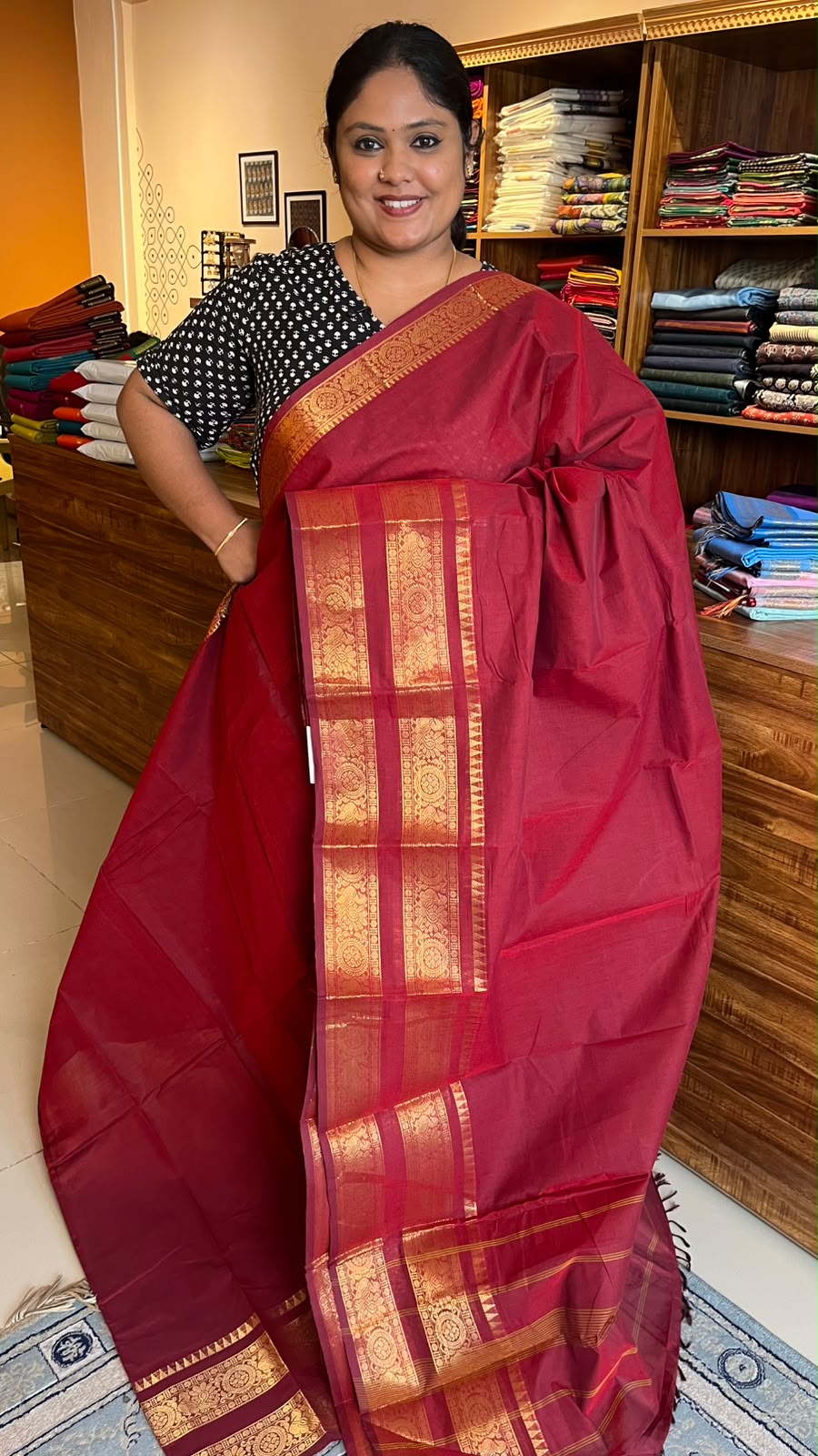 Kanchi Cotton Saree - 01-09-01-04