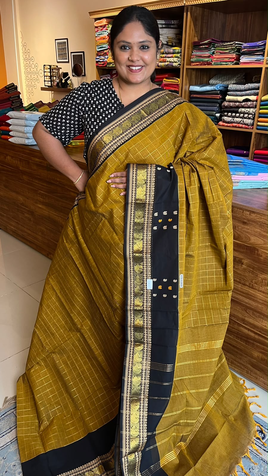 Kanchi Cotton Saree - 01-09-03-04
