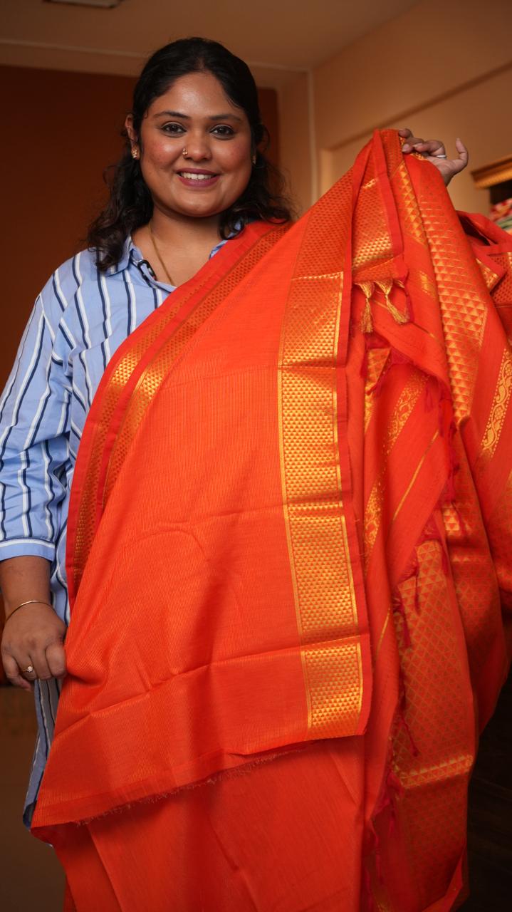 Semi Silk Vairaoosi Mayil Bhutta Saree -01-09-05-01 (NERINE)