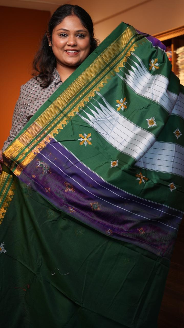 Kasuti Ilkal Saree -44-09-01-03 (DIOXAZINE)