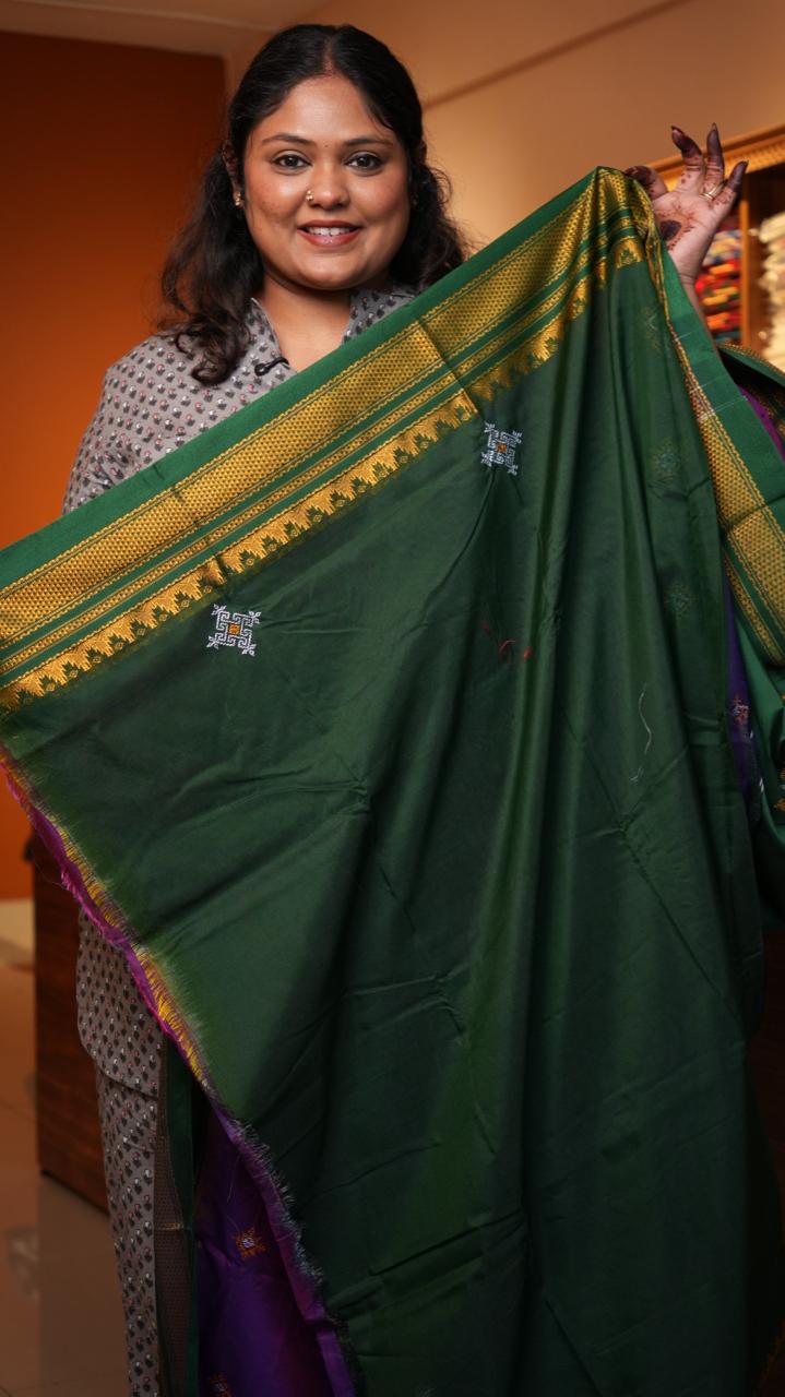Kasuti Ilkal Saree -44-09-01-03 (DIOXAZINE)