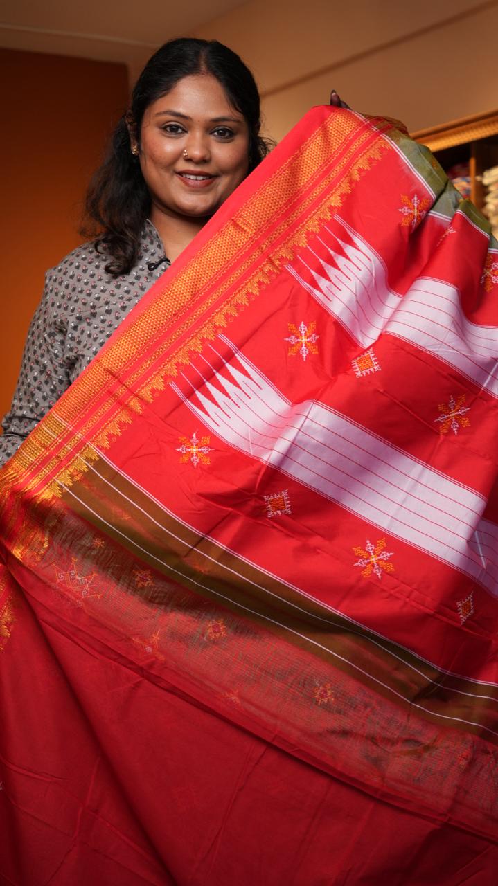 Kasuti Ilkal Saree -44-09-01-08 (MYRTLE)