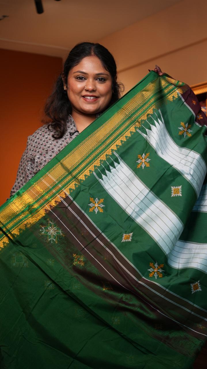 Kasuti Ilkal Saree -44-09-01-11 (AMARONE)