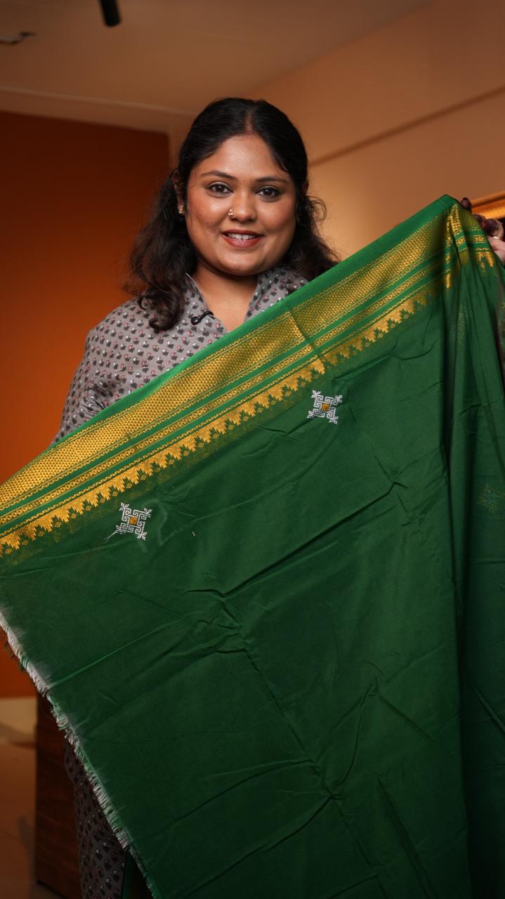 Kasuti Ilkal Saree -44-09-01-11 (AMARONE)