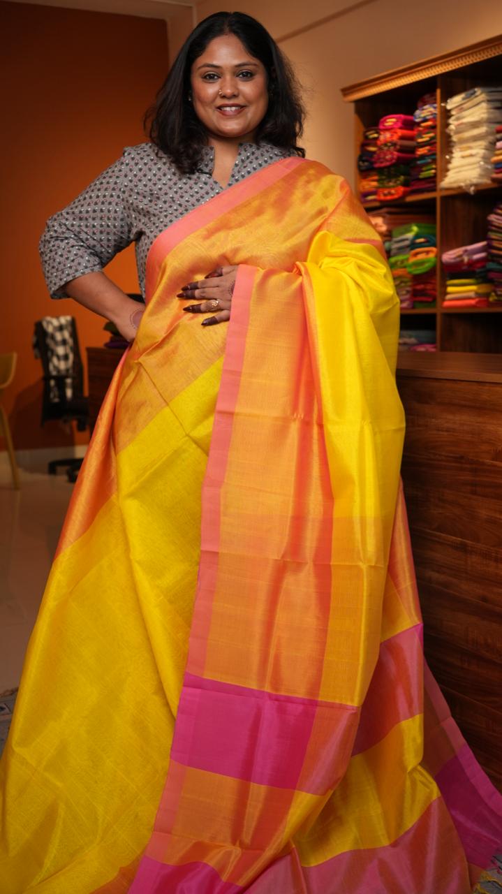 Mangalgiri Silk Cotton Saree -15-09C-02-03 (PEACOCK PANSY)