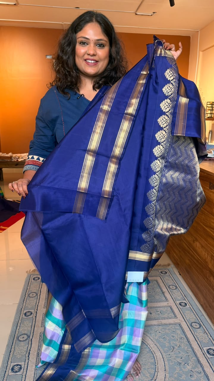 Pure Soft Silk Paalum Pazhamum Kattam Saree -04-10-01-01 (SHOBANA)