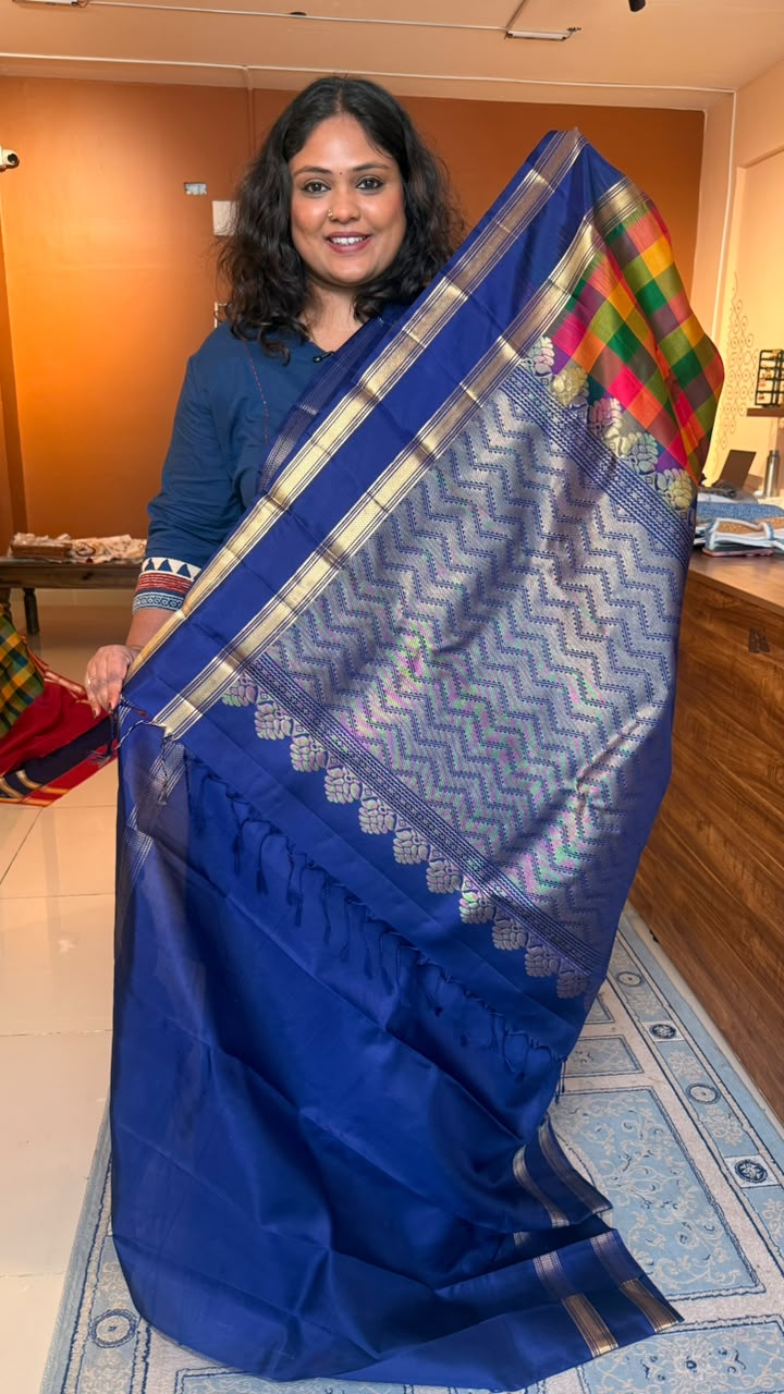 Pure Soft Silk Paalum Pazhamum Kattam Saree -04-10-01-06 (RANGANAYAKI)