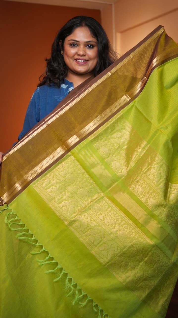 Masterpiece Kanchivaram Pure Silk Cotton Saree -01-10-02-07 (SORNAMBIKA)