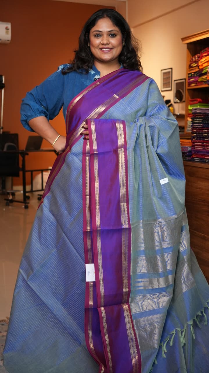 Masterpiece Kanchivaram Pure Silk Cotton Saree -01-10-02-01 (YAGNAVALLI)