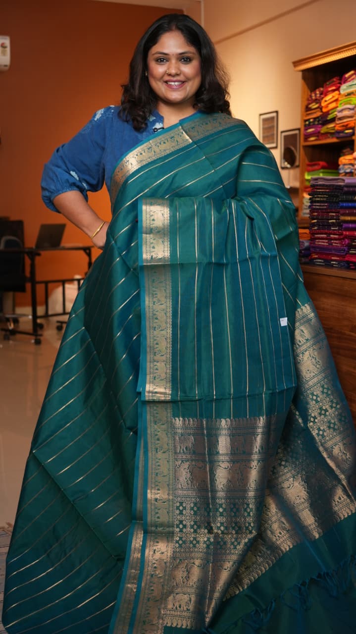 Masterpiece Kanchivaram Pure Silk Cotton Saree -01-10-05-09 (ANDAL)