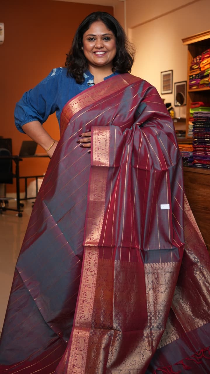 Masterpiece Kanchivaram Pure Silk Cotton Saree -01-10-05-08 (CHANDRAMATHI)