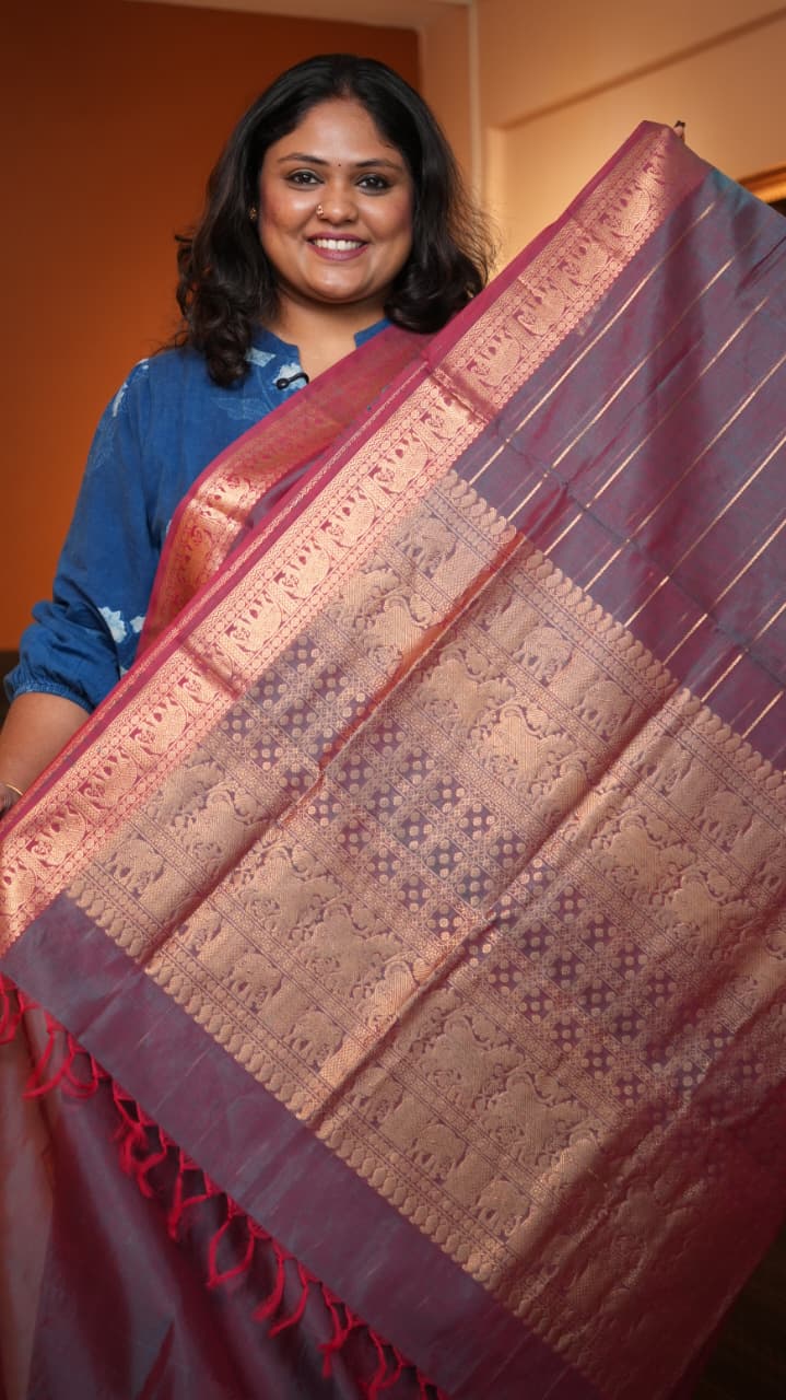 Masterpiece Kanchivaram Pure Silk Cotton Saree -01-10-05-08 (CHANDRAMATHI)