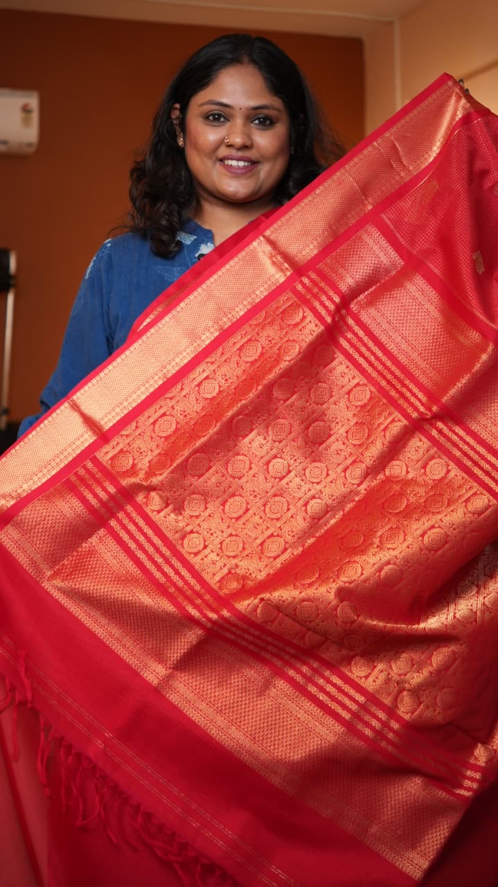 Masterpiece Kanchivaram Pure Silk Cotton Saree -01-10-10-01 (AKHILANDESWARI)