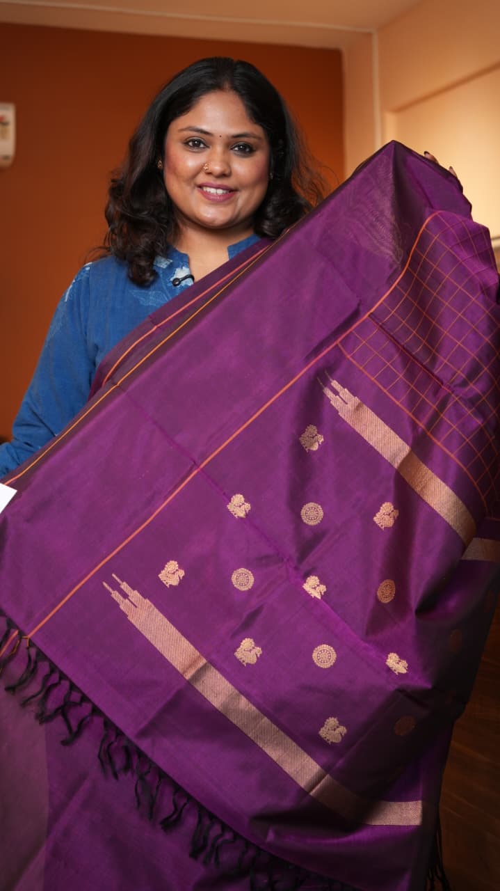 Masterpiece Kanchivaram Pure Silk Cotton Saree -01-10-09-03 (PUSHPAVALLI)