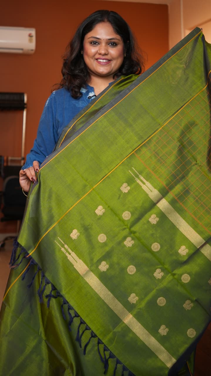 Masterpiece Kanchivaram Pure Silk Cotton Saree -01-10-09-04 (KAMAKSHI)
