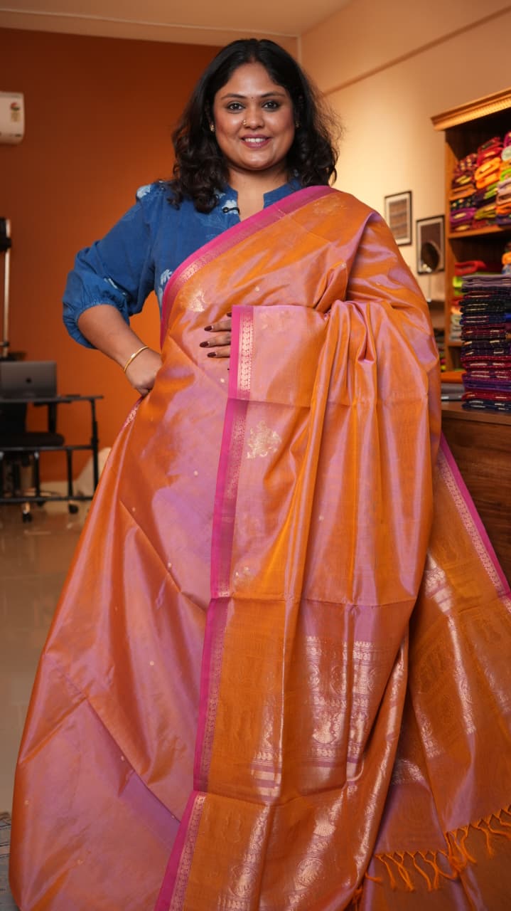 Masterpiece Kanchivaram Pure Silk Cotton Saree -01-10-06-10 (MARAGATHAVALLI)