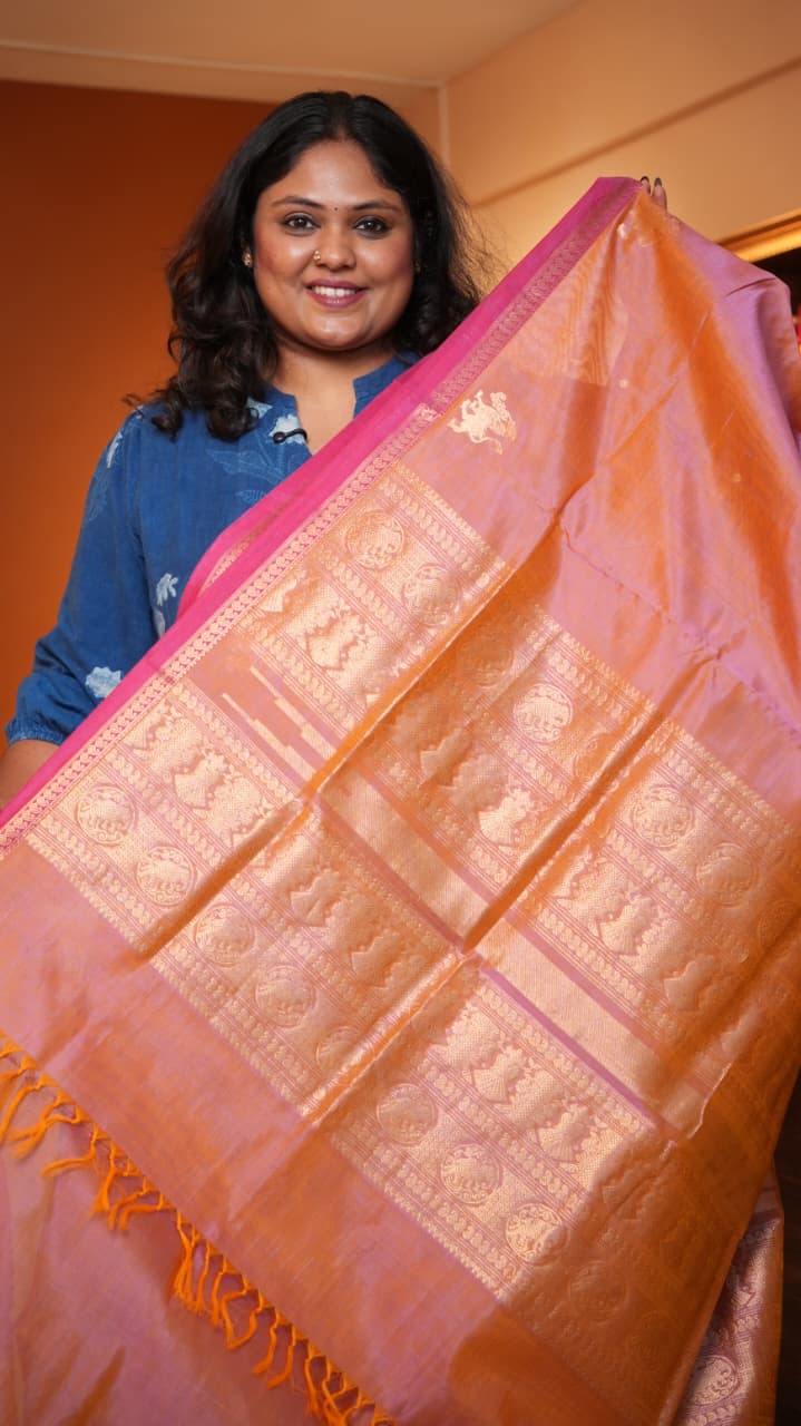 Masterpiece Kanchivaram Pure Silk Cotton Saree -01-10-06-10 (MARAGATHAVALLI)