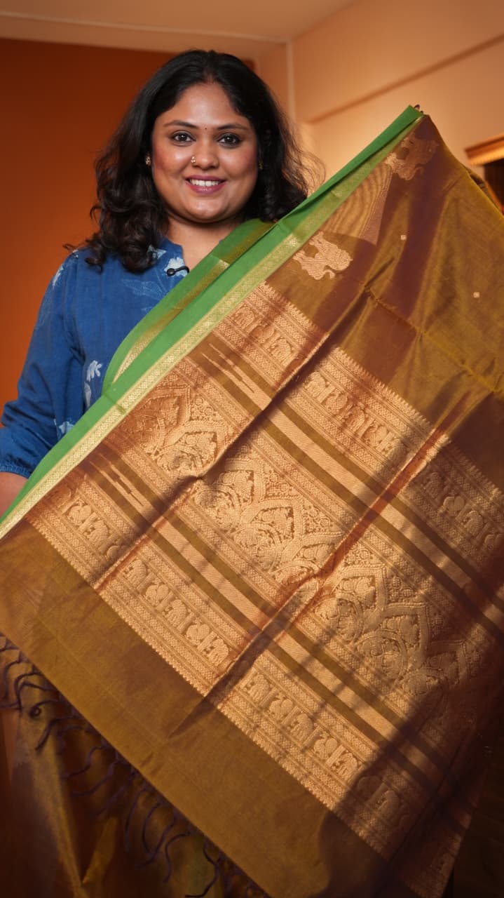 Masterpiece Kanchivaram Pure Silk Cotton Saree -01-10-06-09 (RAJYALAKSHMI)
