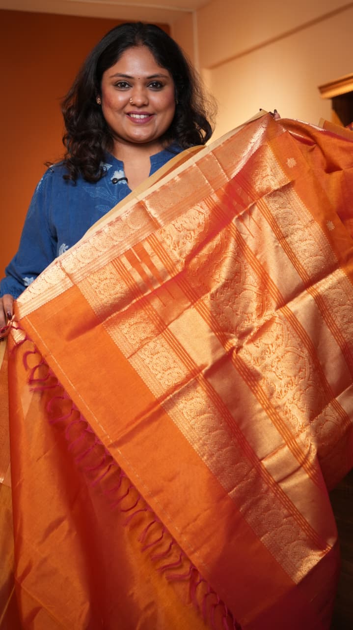 Masterpiece Kanchivaram Pure Silk Cotton Saree -01-10-05-10 (VASANTHAVALLI)