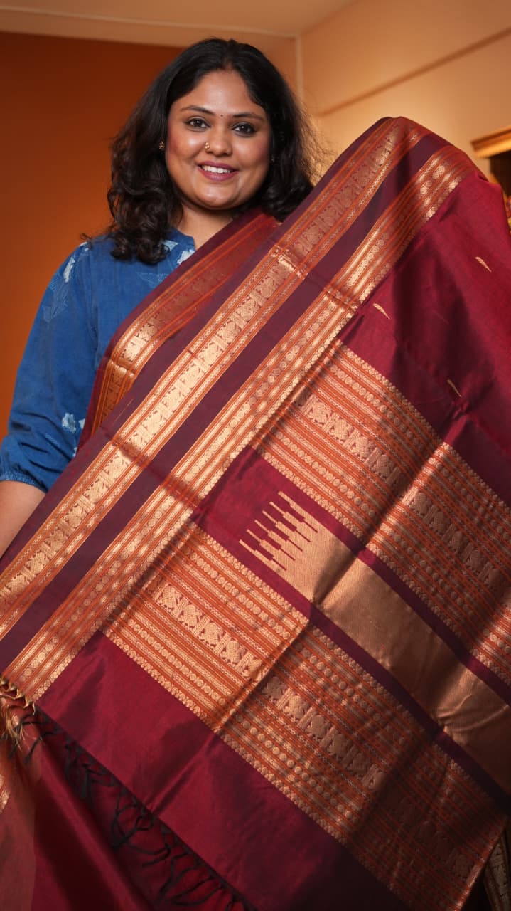 Masterpiece Kanchivaram Pure Silk Cotton Saree -01-10-05-03 (RAJARAJESWARI)