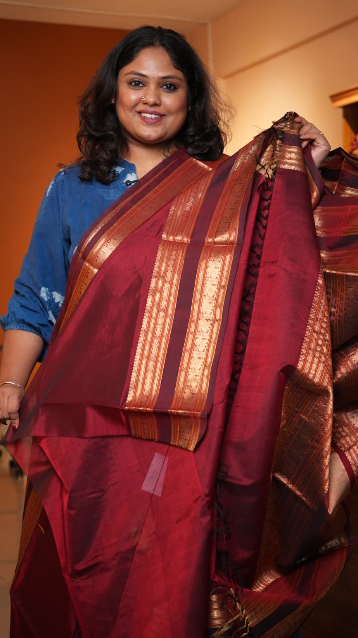 Masterpiece Kanchivaram Pure Silk Cotton Saree -01-10-05-03 (RAJARAJESWARI)