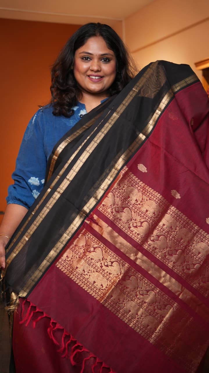 Masterpiece Kanchivaram Pure Silk Cotton Saree -01-10-03-02 (MAHALAKSHMI)