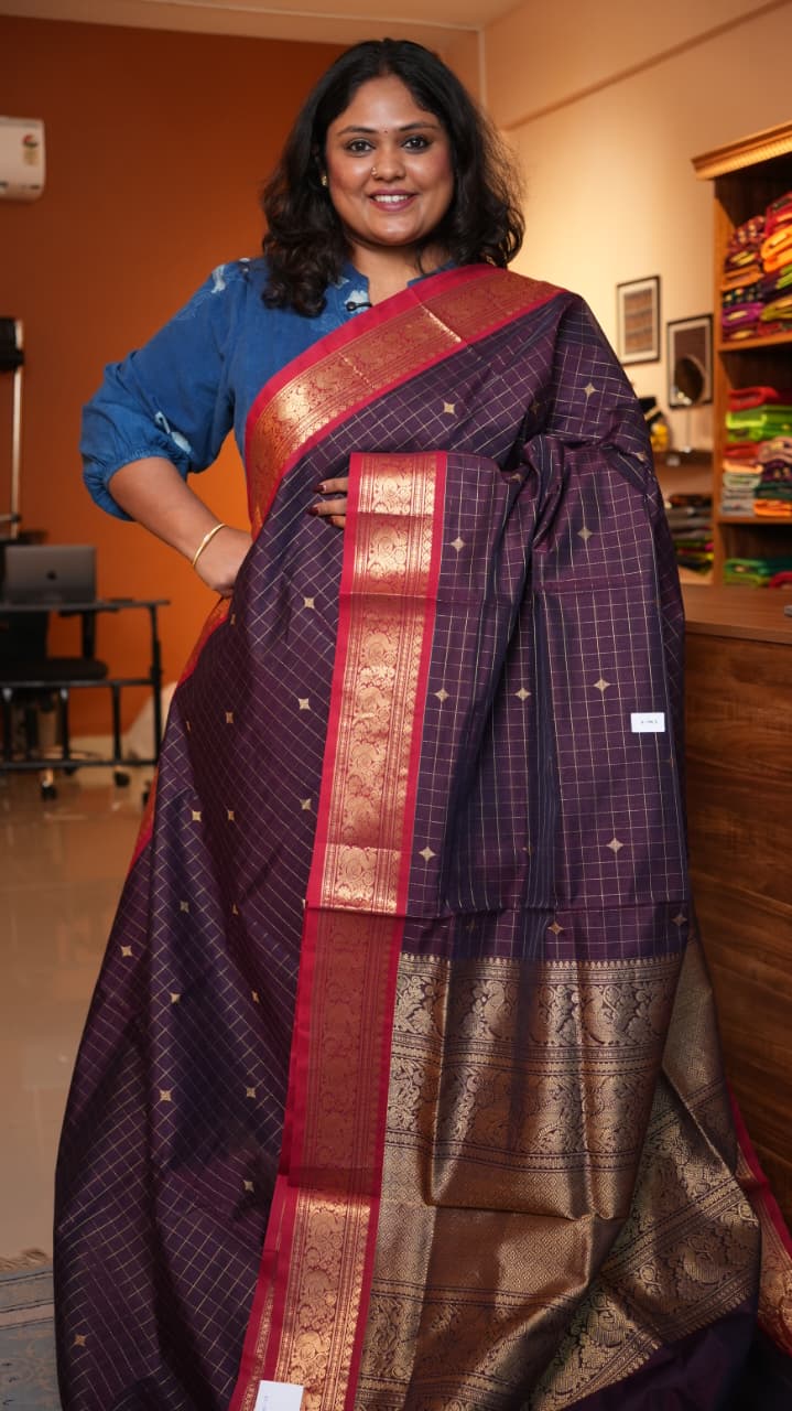 Masterpiece Kanchivaram Pure Silk Cotton Saree -01-10-08-05 (BALAAMBIKA)