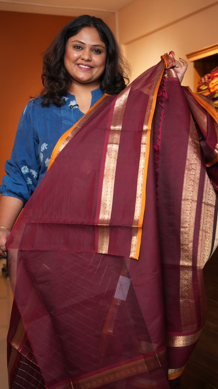 Masterpiece Kanchivaram Pure Silk Cotton Saree -01-10-04-04 (RAJESHWARI DEVI)