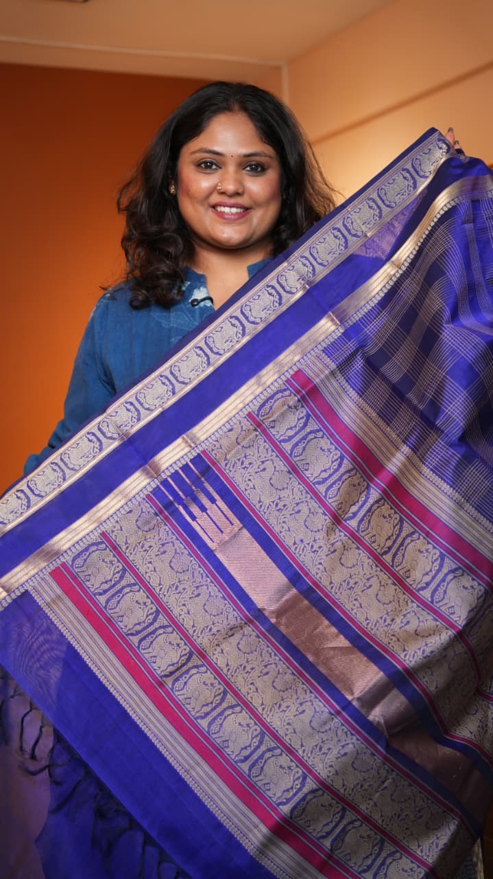 Masterpiece Kanchivaram Pure Silk Cotton Saree -01-10-04-02