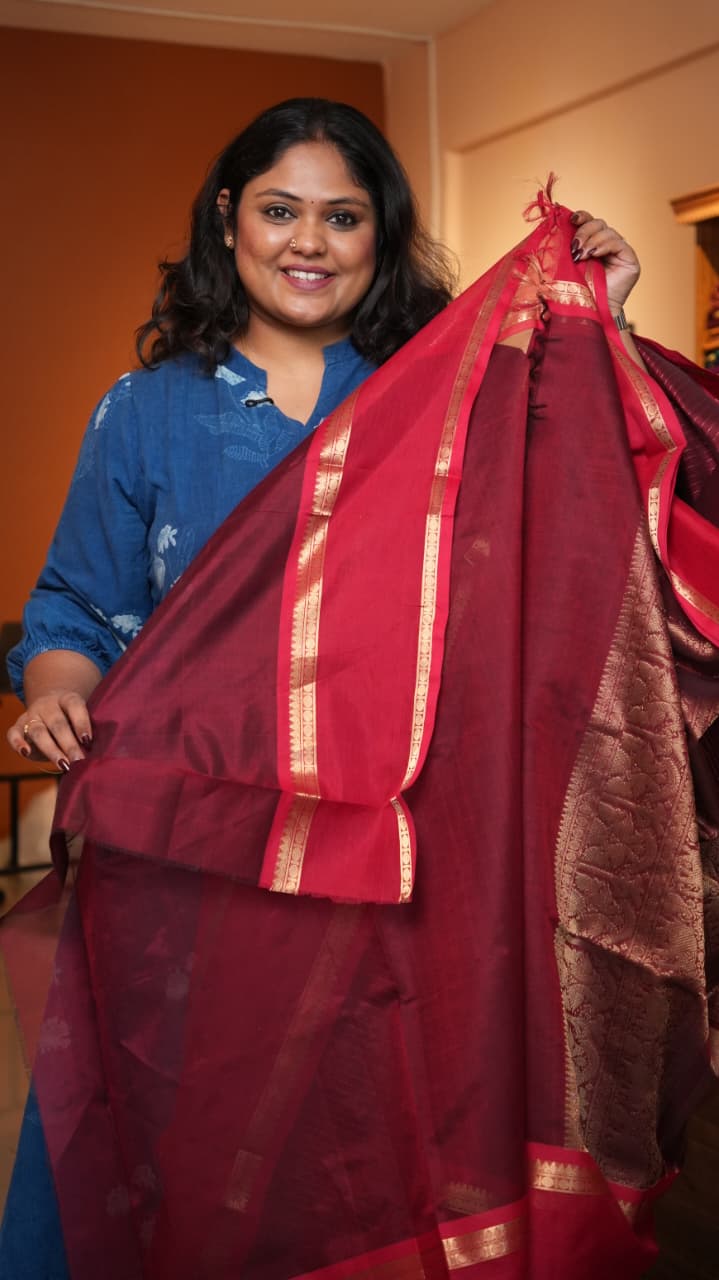 Masterpiece Kanchivaram Pure Silk Cotton Saree -01-10-02-05 (VATSALAKSHMI)
