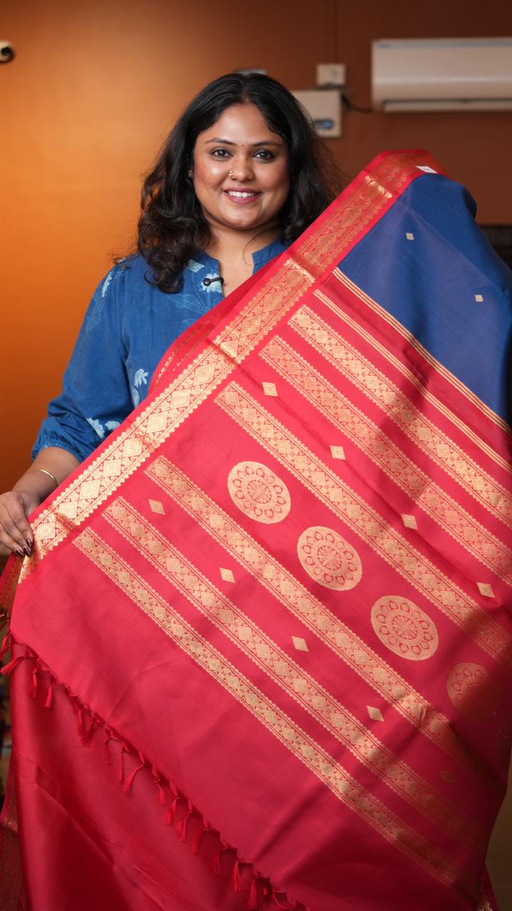 Masterpiece Kanchivaram Pure Silk Saree -01-10-18-02 (KANTHA)