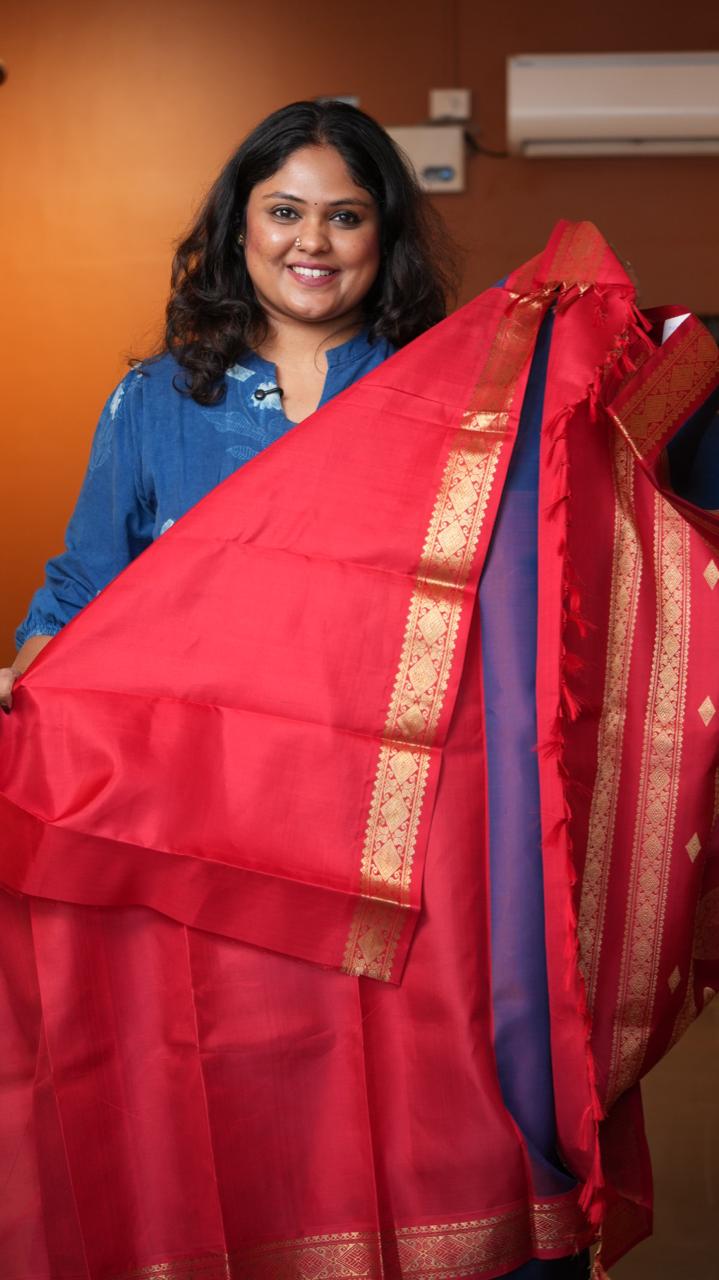 Masterpiece Kanchivaram Pure Silk Saree -01-10-18-02 (KANTHA)
