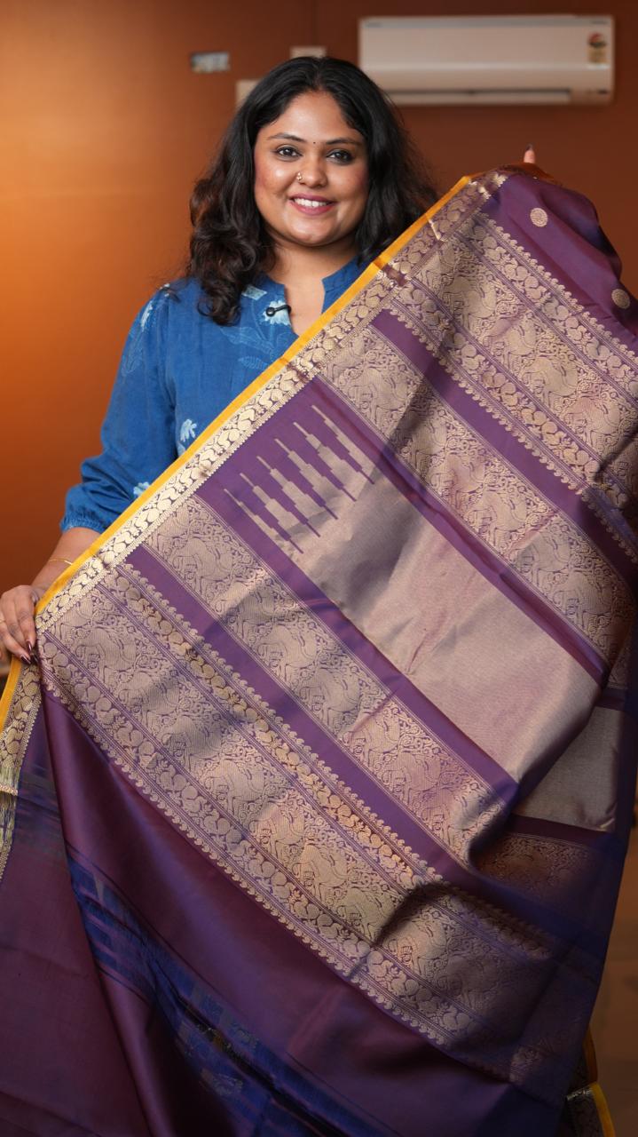 Masterpiece Kanchivaram Pure Silk Saree -01-10-11-01 (KRAMUKA)