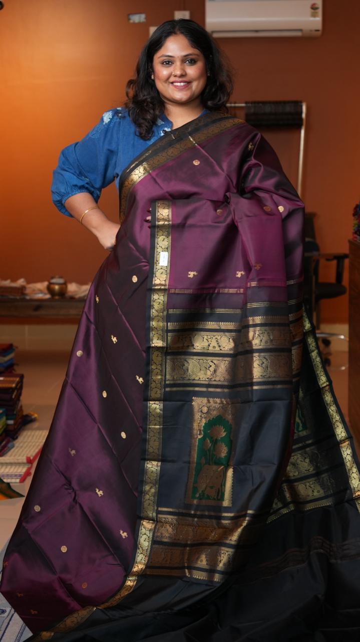 Masterpiece Kanchivaram Pure Silk Saree -01-10-16-01 (AMRATA)