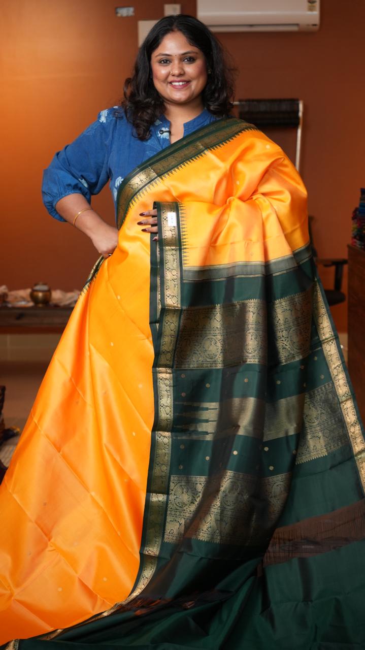 Masterpiece Kanchivaram Pure Silk Saree -01-10-18-05 (KIRAN)