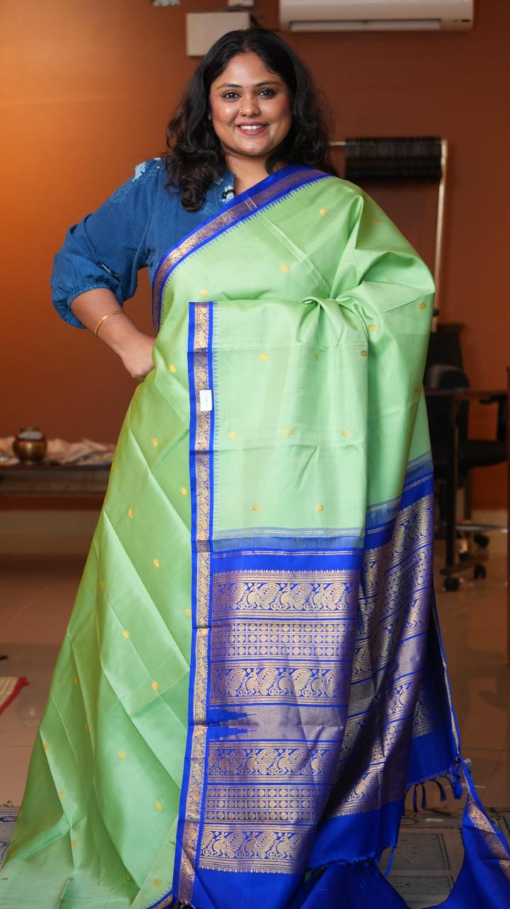 Masterpiece Kanchivaram Pure Silk Saree -01-10-17-01 (ROCHINI)