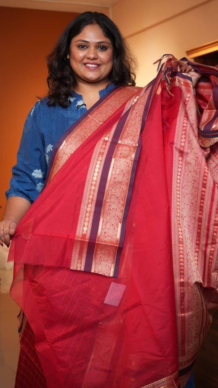 Masterpiece Kanchivaram Pure Silk Cotton Saree -01-10-06-03 (DHANALAKSHMI)