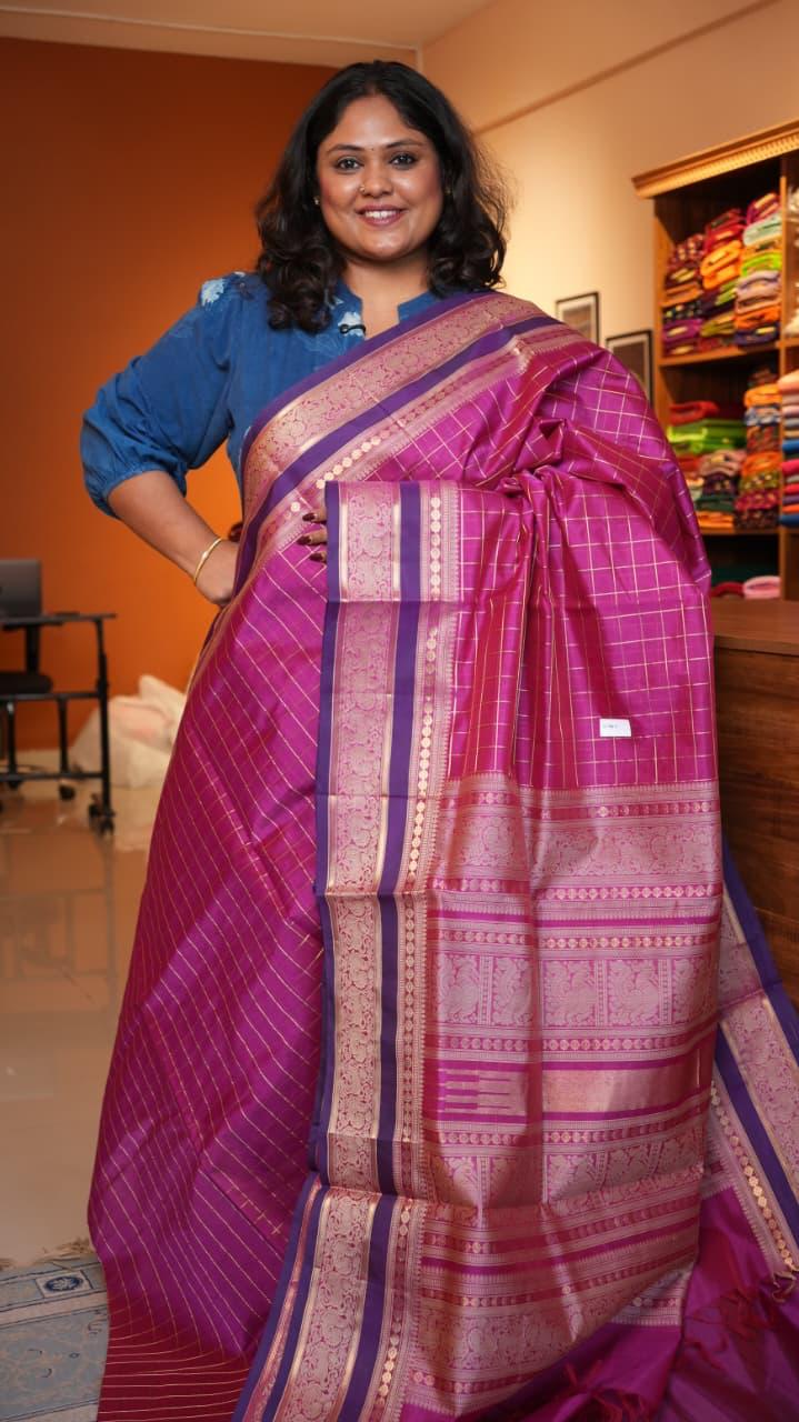 Masterpiece Kanchivaram Pure Silk Cotton Saree -01-10-06-08 (RAJANAYAKI)