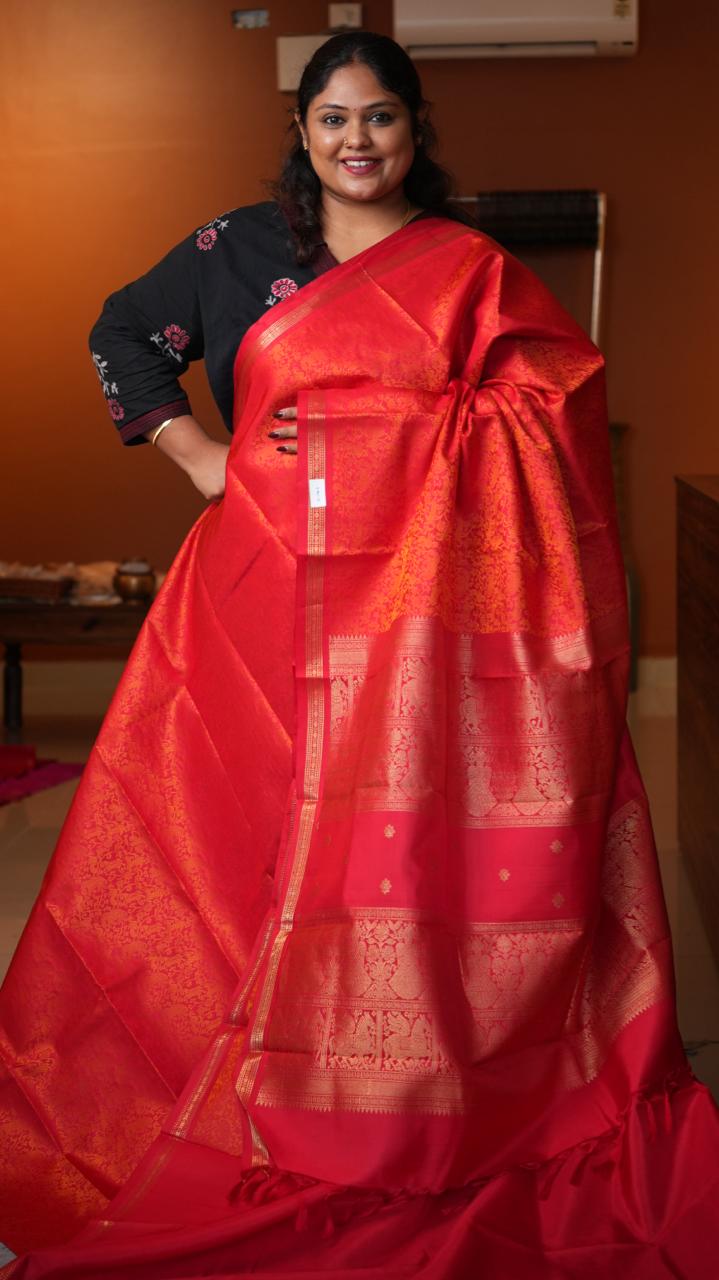 Masterpiece Kanchivaram Pure Silk Saree -01-10-15-02
