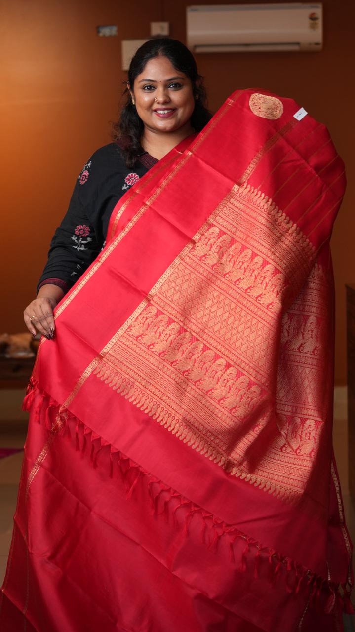 Masterpiece Kanchivaram Pure Silk Saree -01-10-14-01