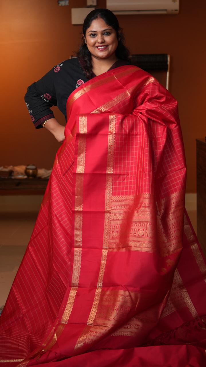 Masterpiece Kanchivaram Pure Silk Saree -01-10-12-01