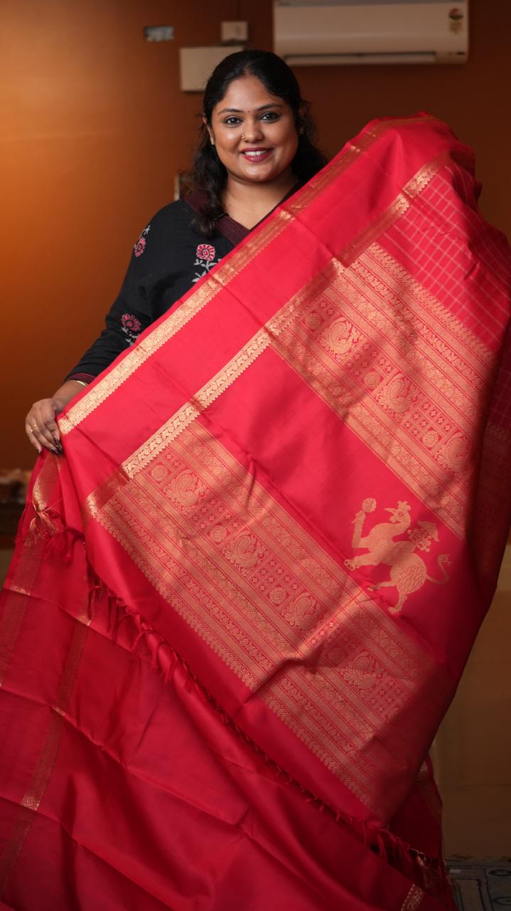 Masterpiece Kanchivaram Pure Silk Saree -01-10-12-01