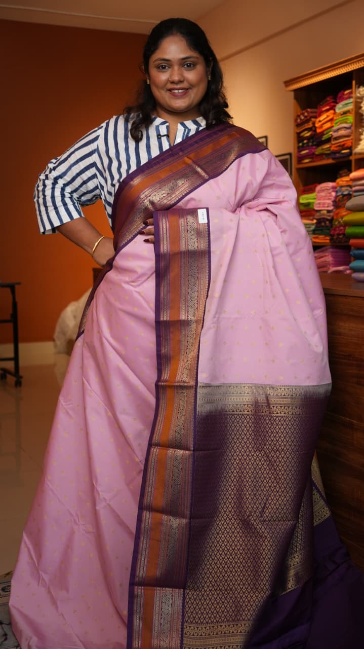 Kanchivaram Inspired Semi Silk Sarees -01-10-30-02 (ILANSIVAPPU)