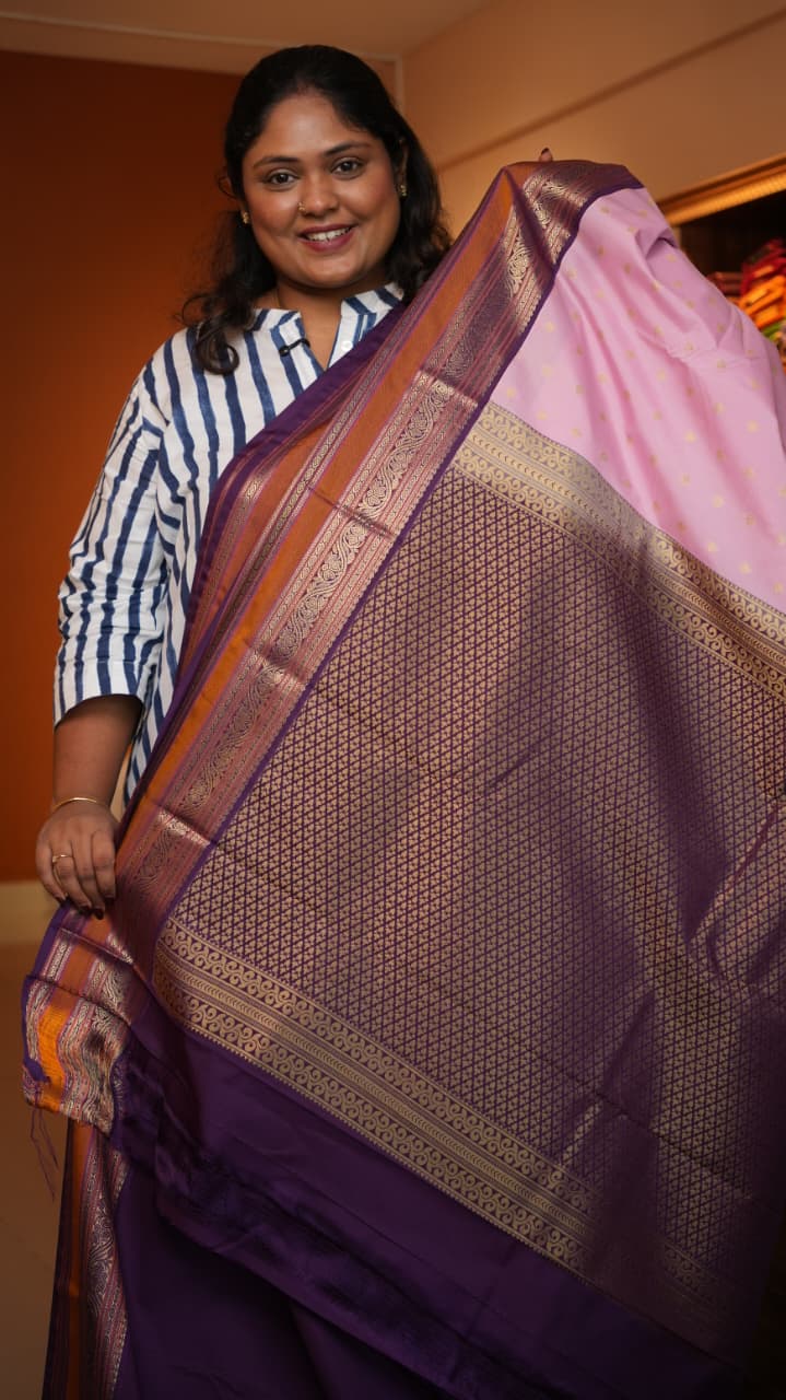 Kanchivaram Inspired Semi Silk Sarees -01-10-30-02 (ILANSIVAPPU)