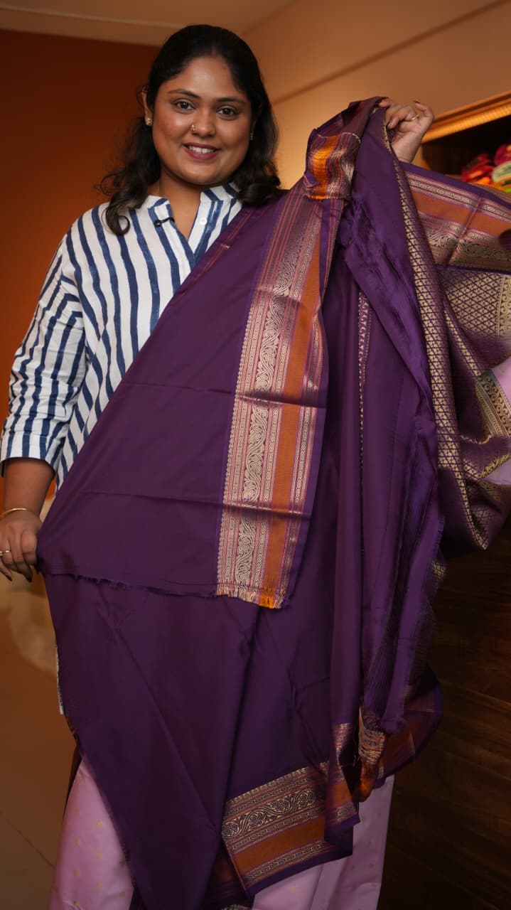 Kanchivaram Inspired Semi Silk Sarees -01-10-30-02 (ILANSIVAPPU)