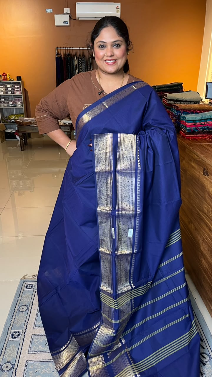 Kanchi Cotton Big Border Saree -01-10-20-24